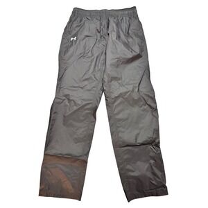 Under‎ Armour Loose Fit Ripstop Wind Pants Gray Black Women Medium MD